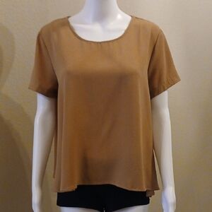 Haute Monde Tan Blouse